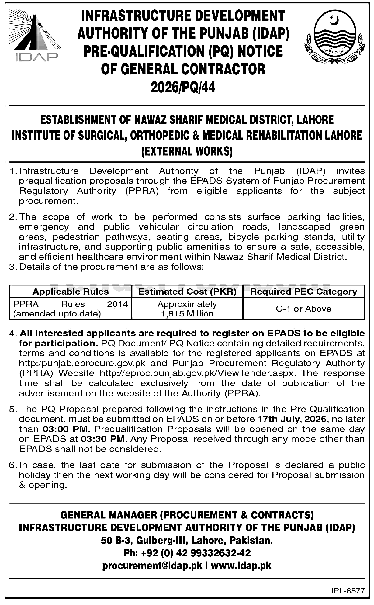 Tender Document