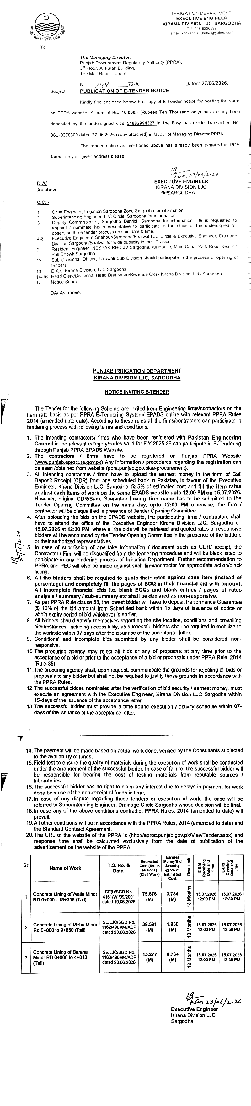 Tender Document