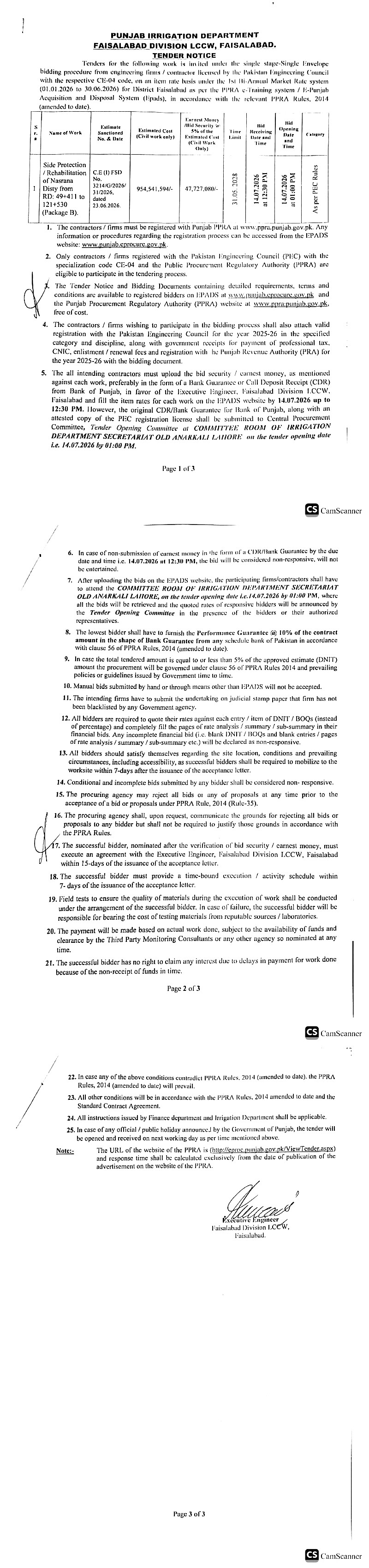 Tender Document
