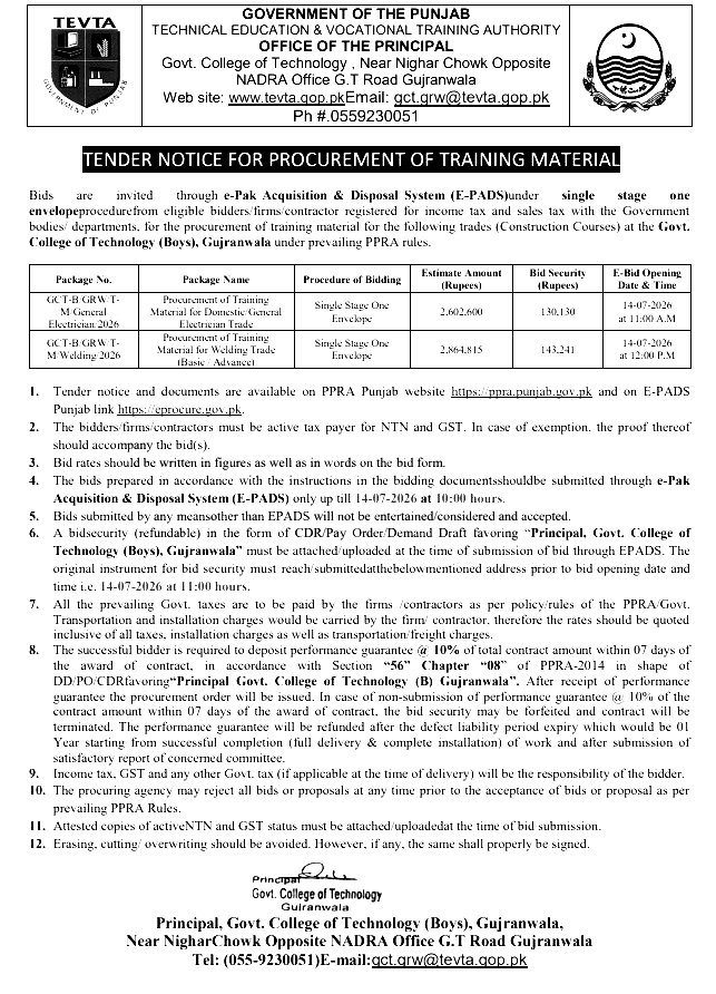 Tender Document