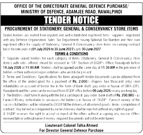 Tender Document