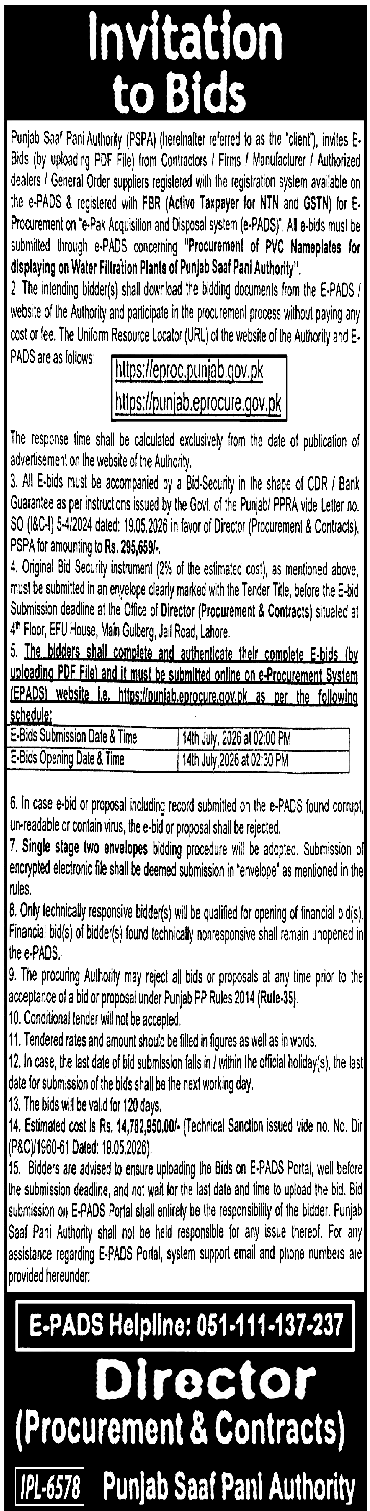 Tender Document