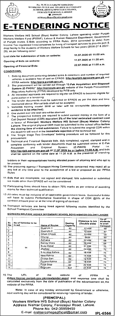 Tender Document