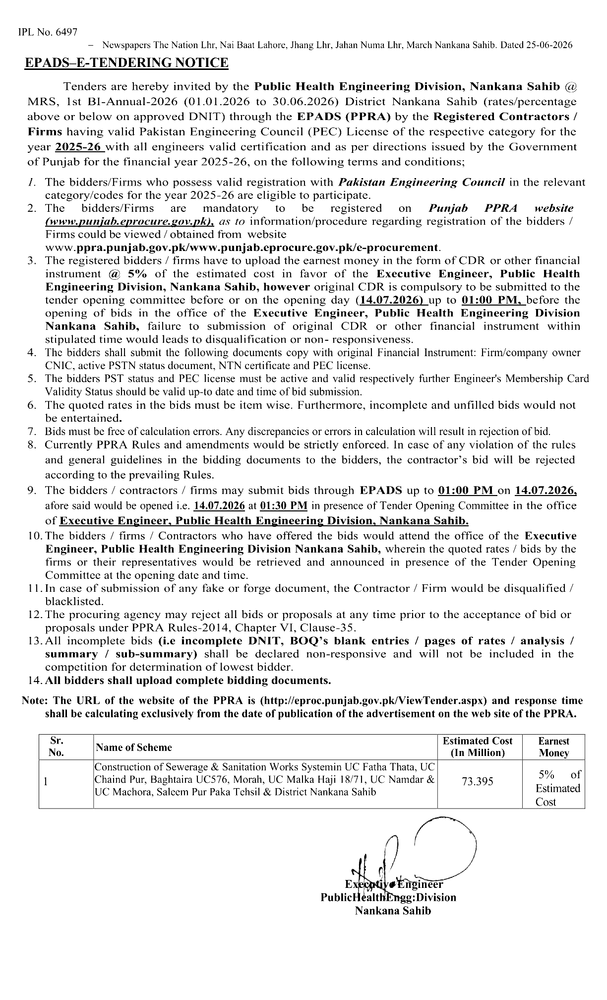 Tender Document