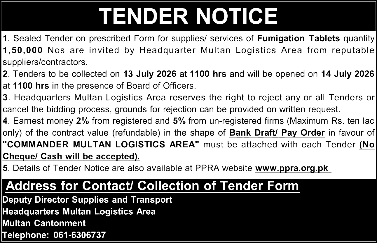 Tender Document