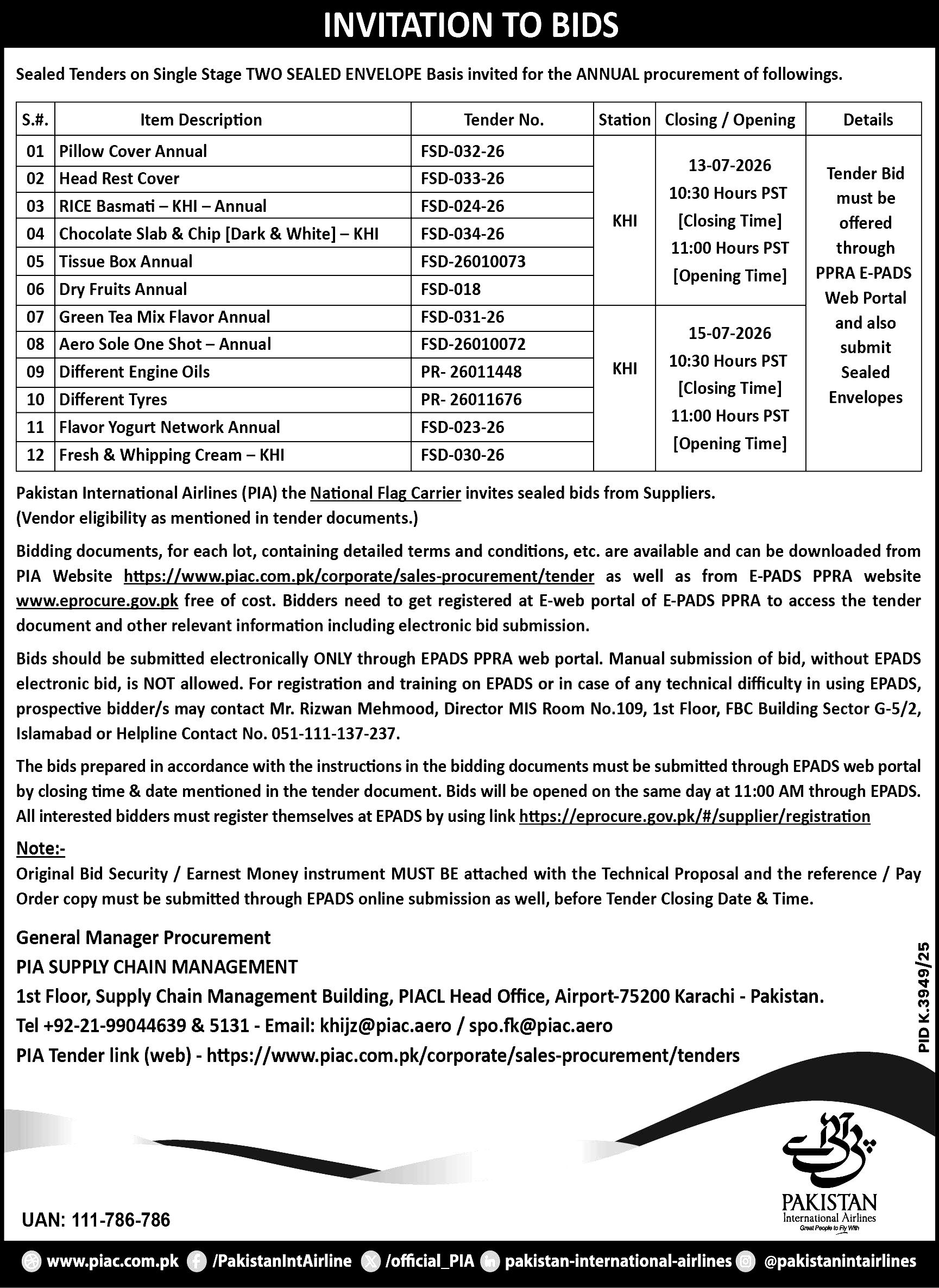 Tender Document