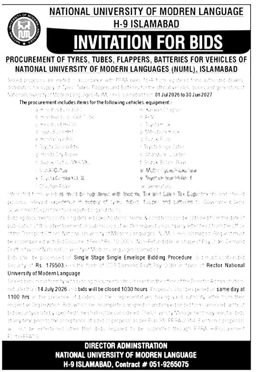 Tender Document