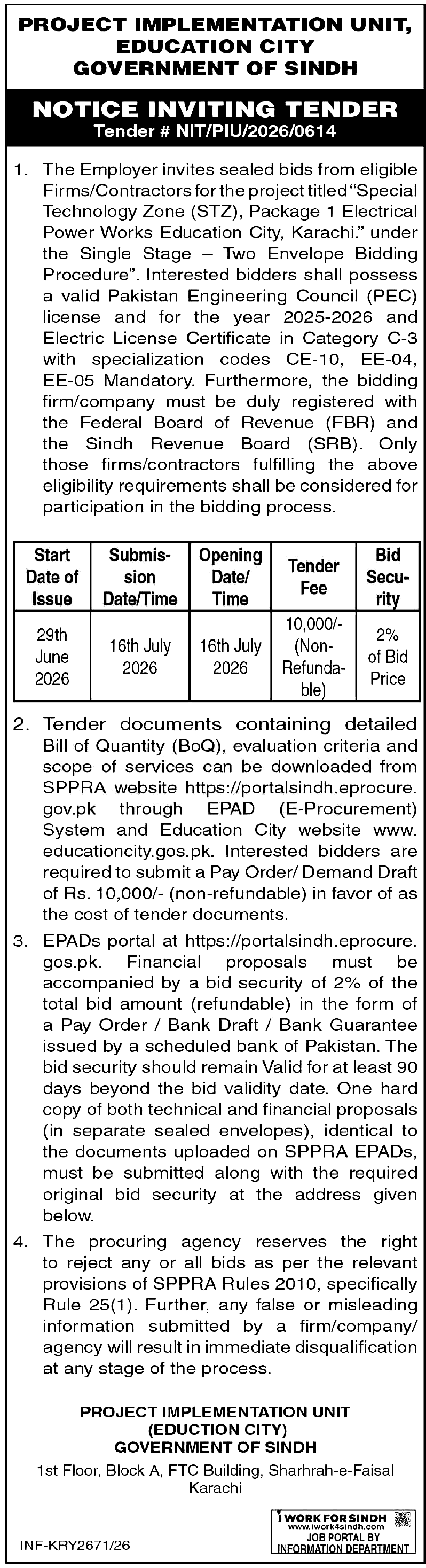 Tender Document