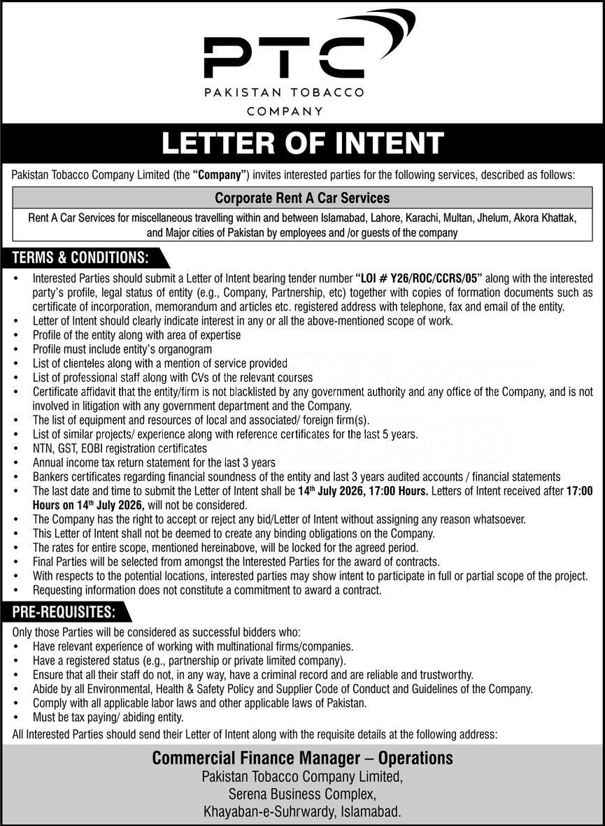 Tender Document