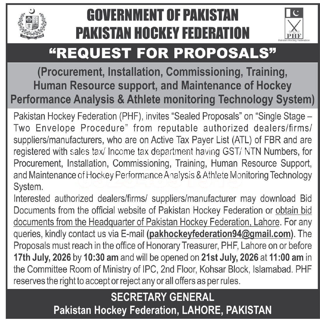 Tender Document
