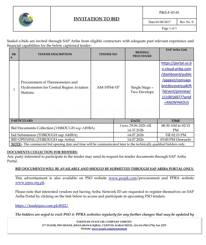 Tender Document