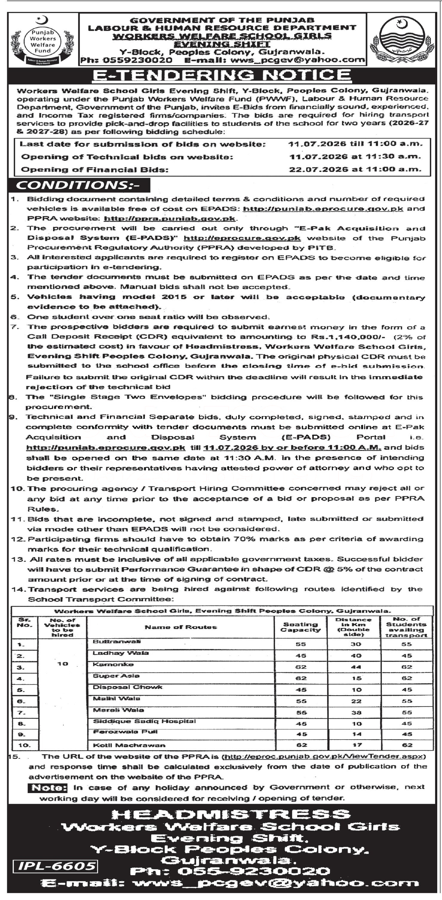 Tender Document