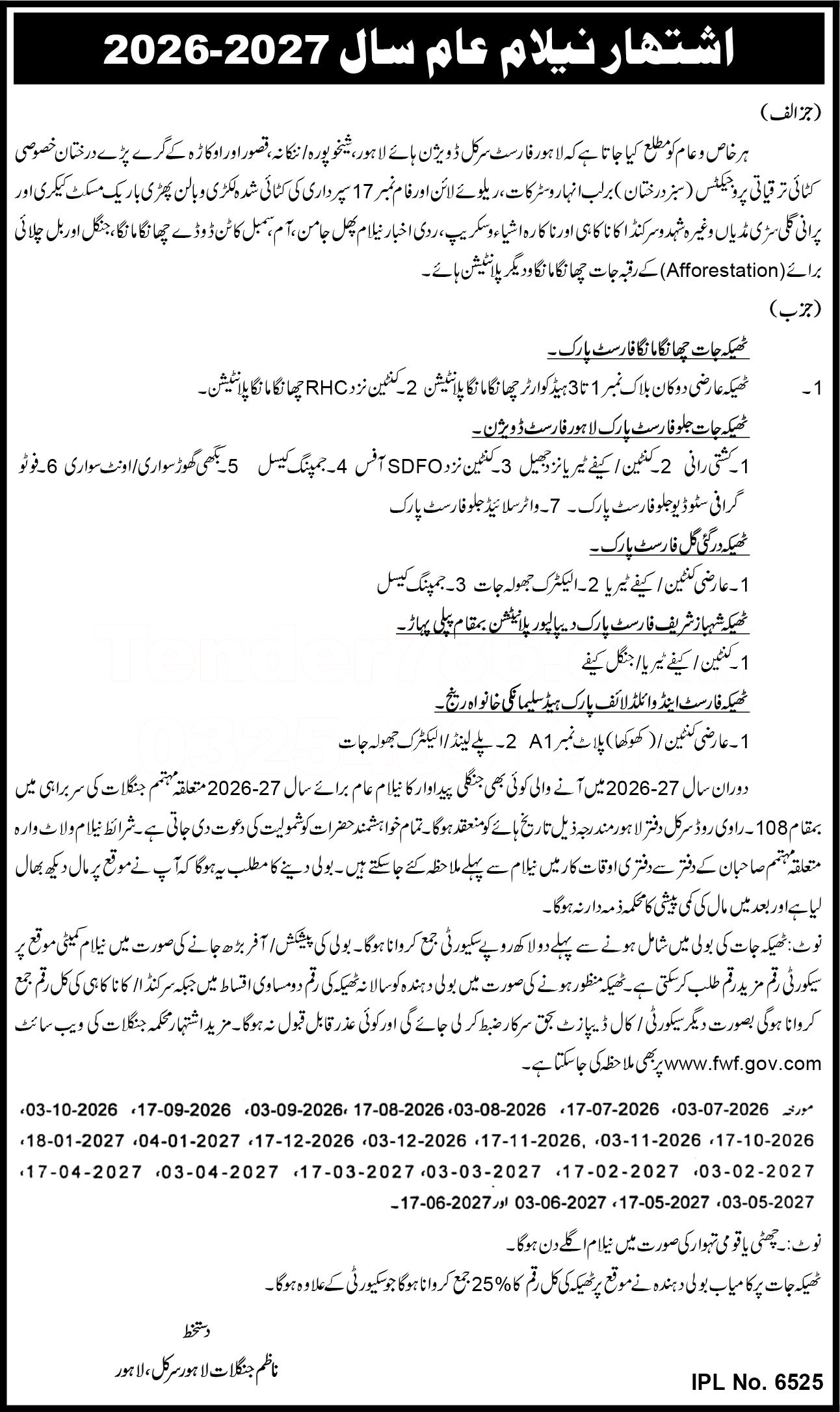 Tender Document