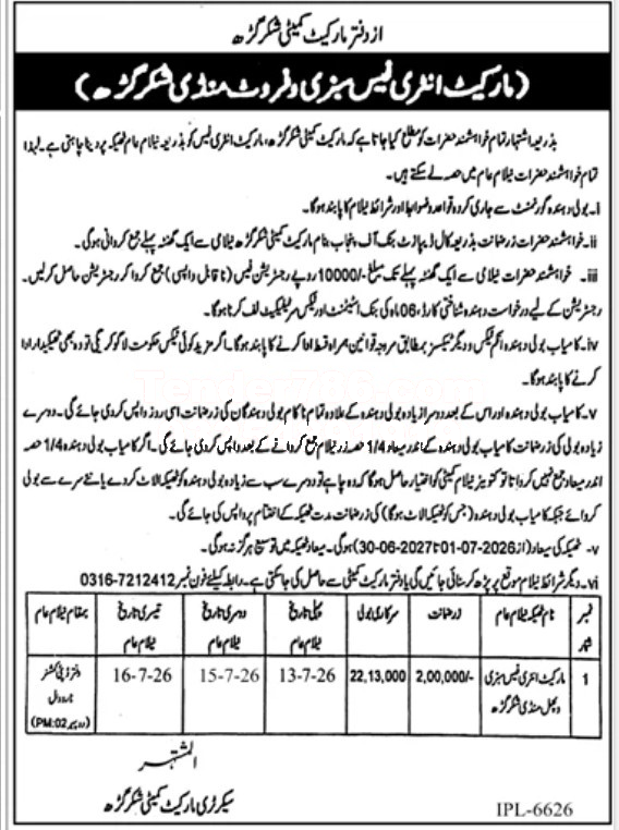 Tender Document