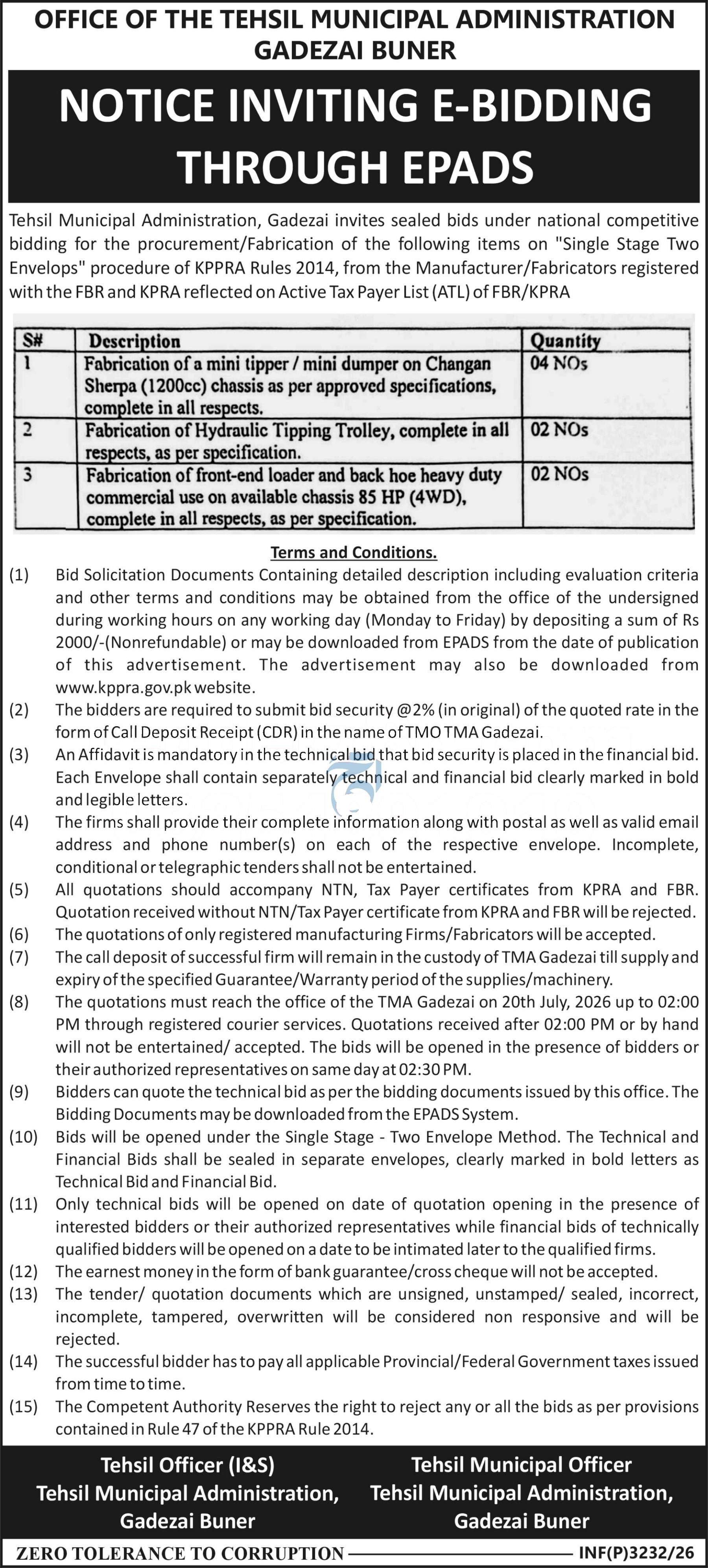Tender Document