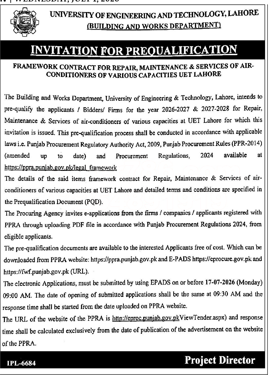 Tender Document