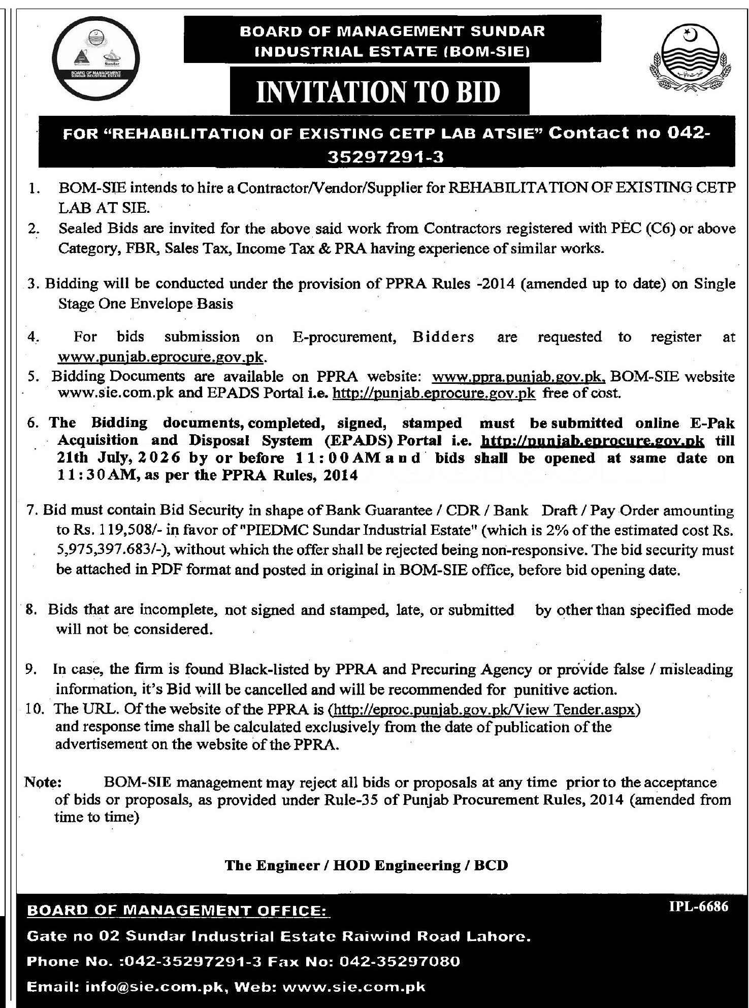 Tender Document