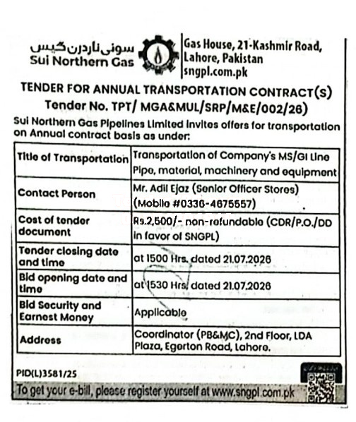 Tender Document