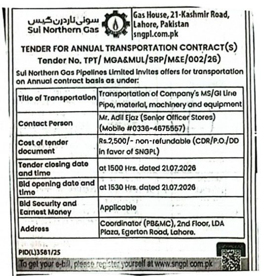 Tender Document