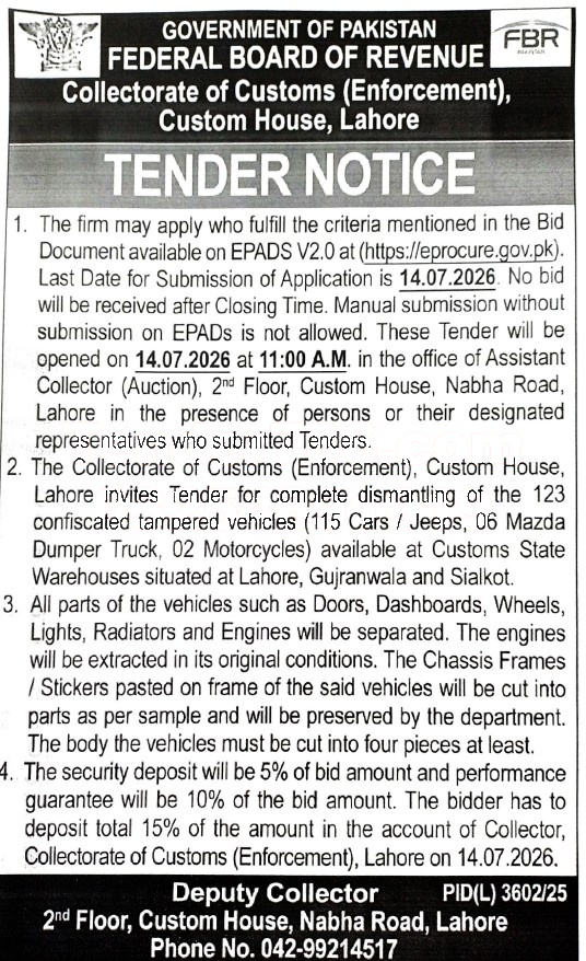 Tender Document