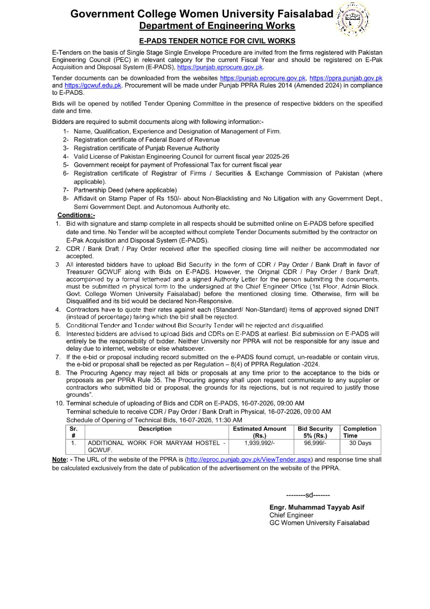 Tender Document