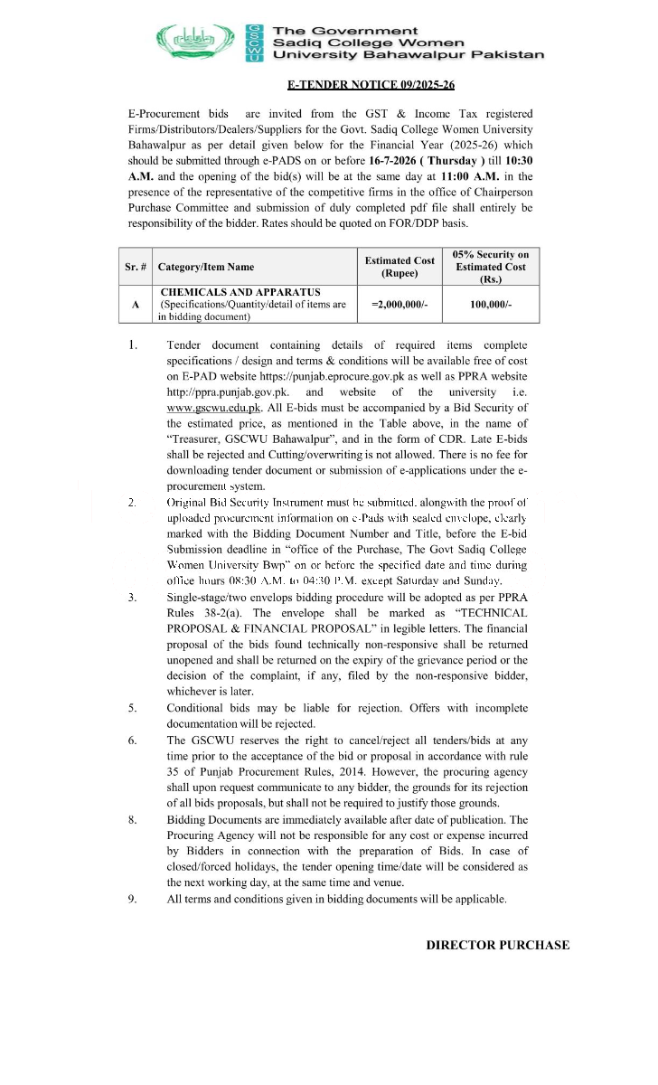 Tender Document
