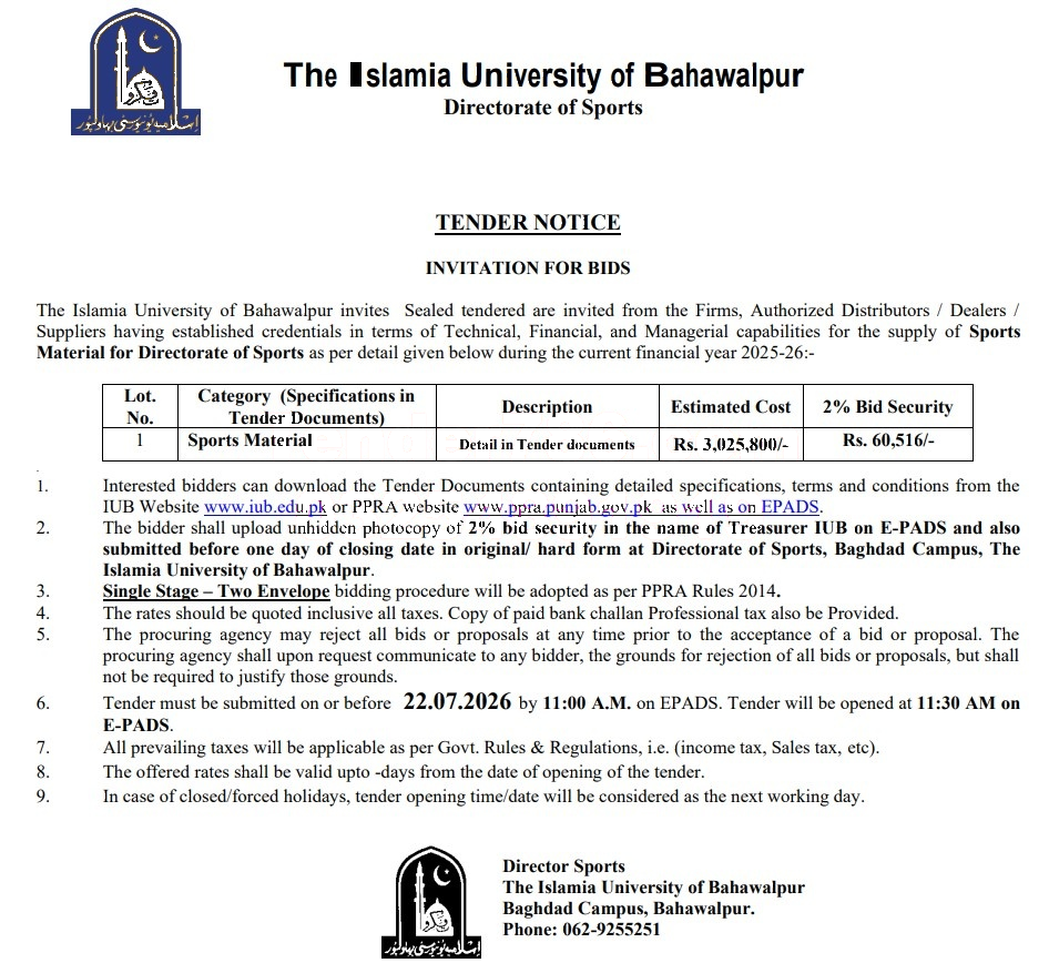 Tender Document