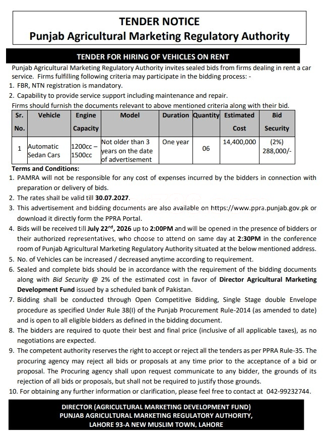 Tender Document