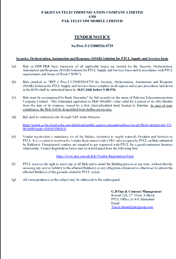 Tender Document