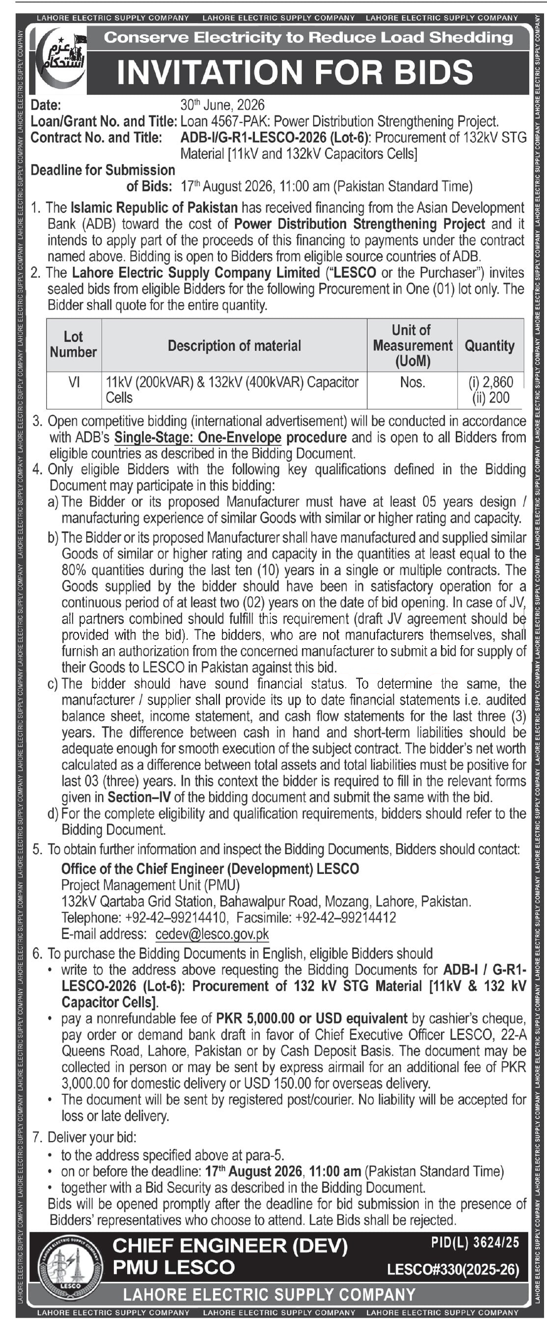 Tender Document