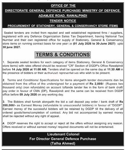 Tender Document