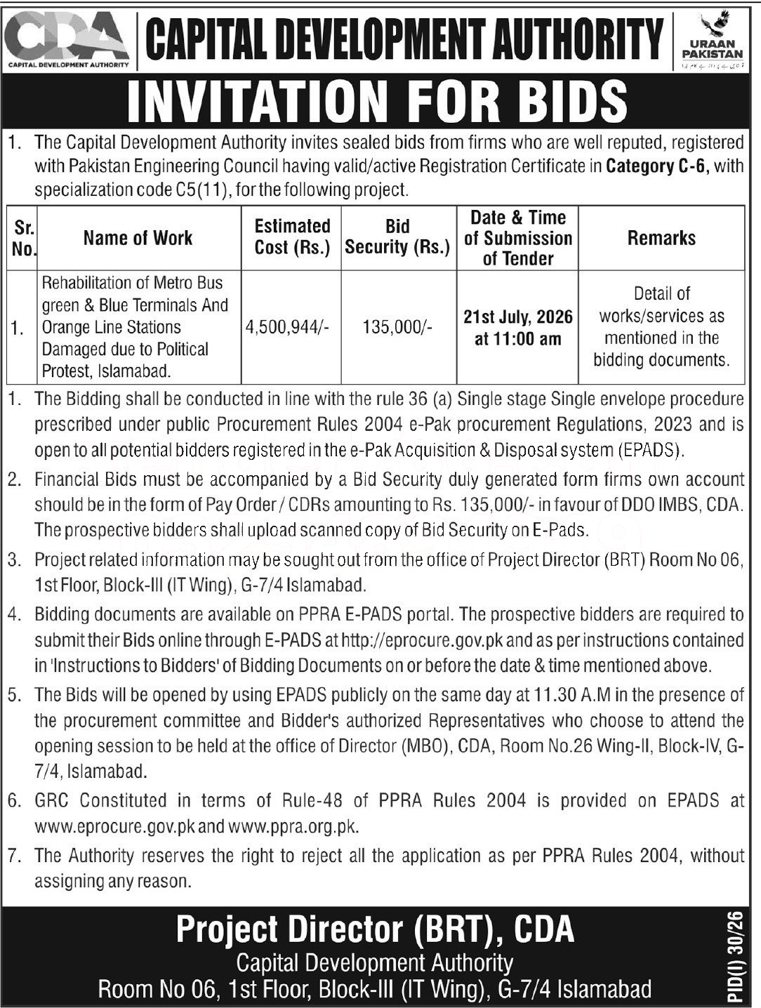 Tender Document