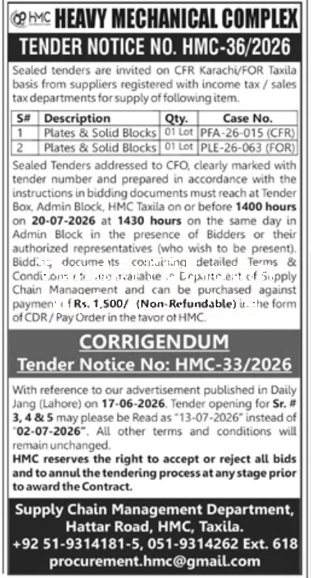 Tender Document