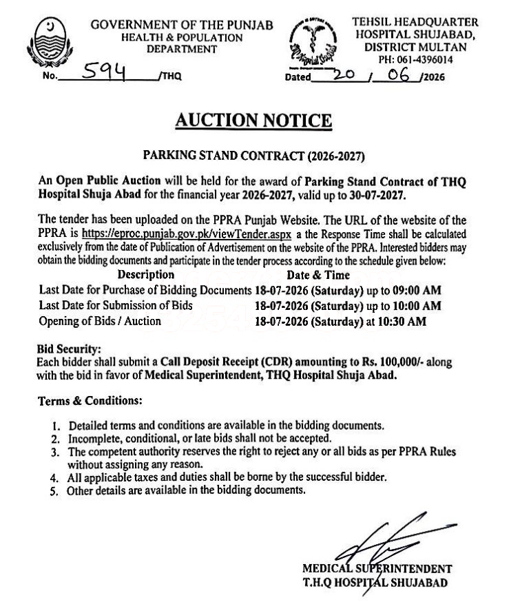 Tender Document
