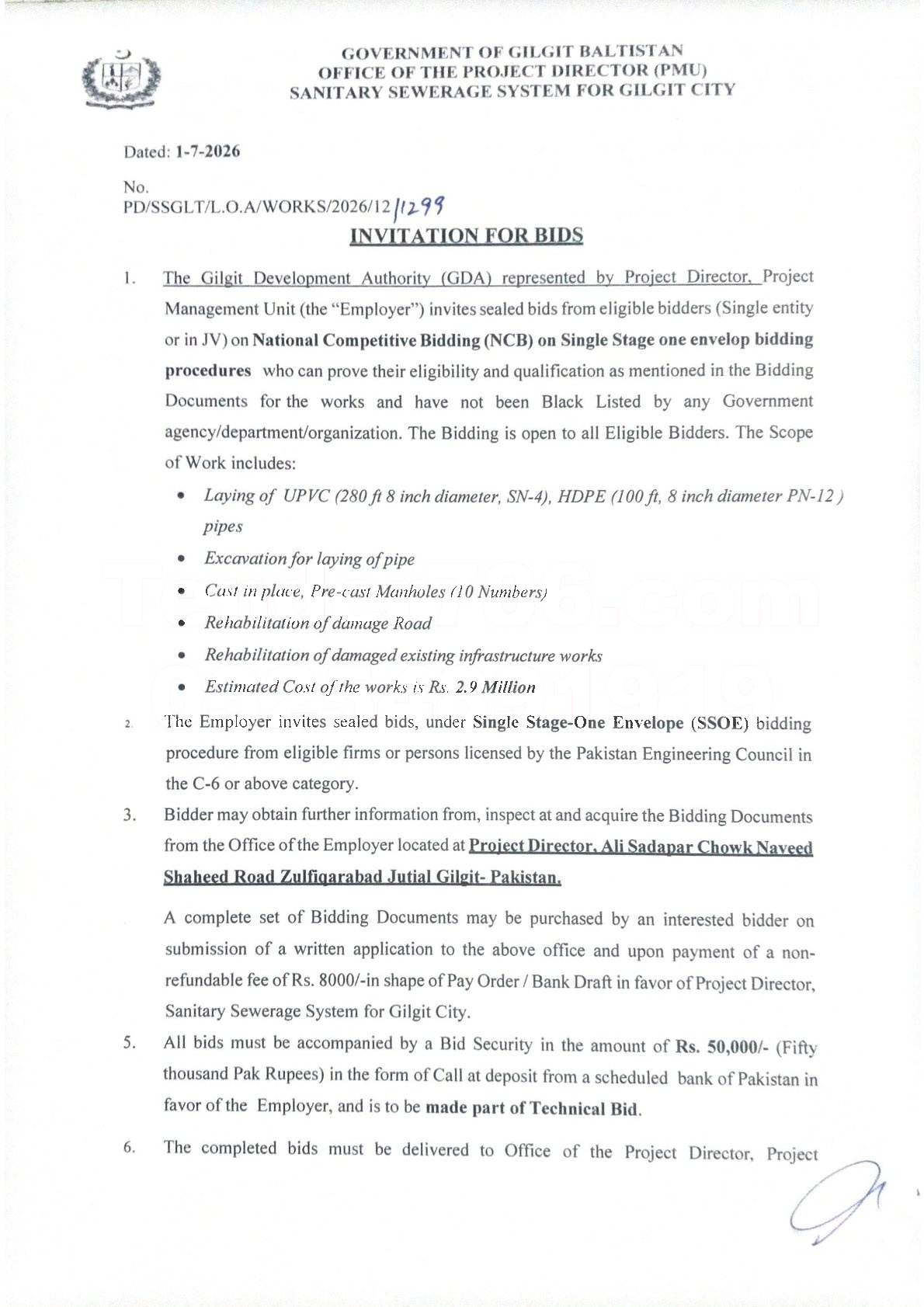 Tender Document