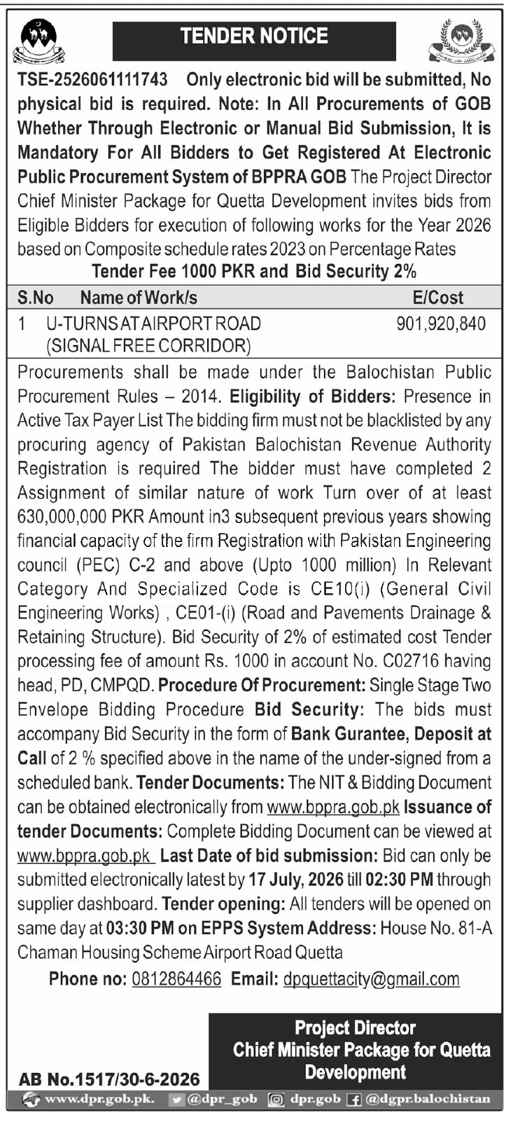 Tender Document