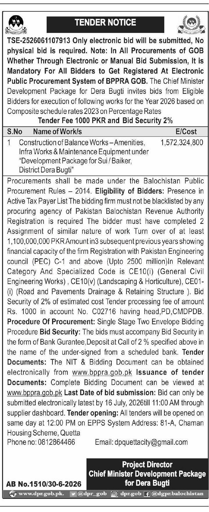 Tender Document