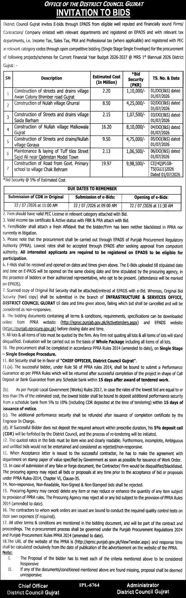 Tender Document