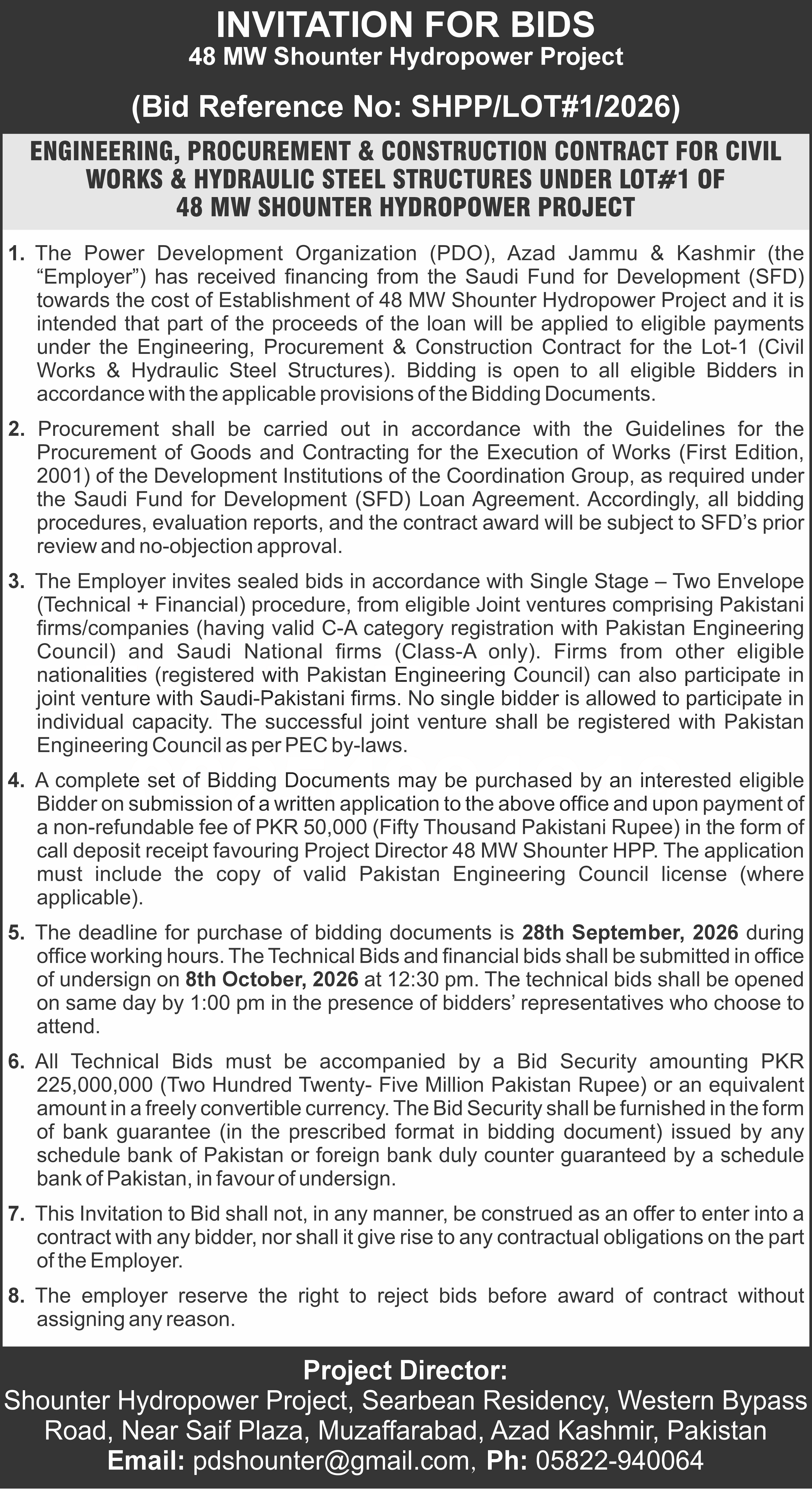 Tender Document