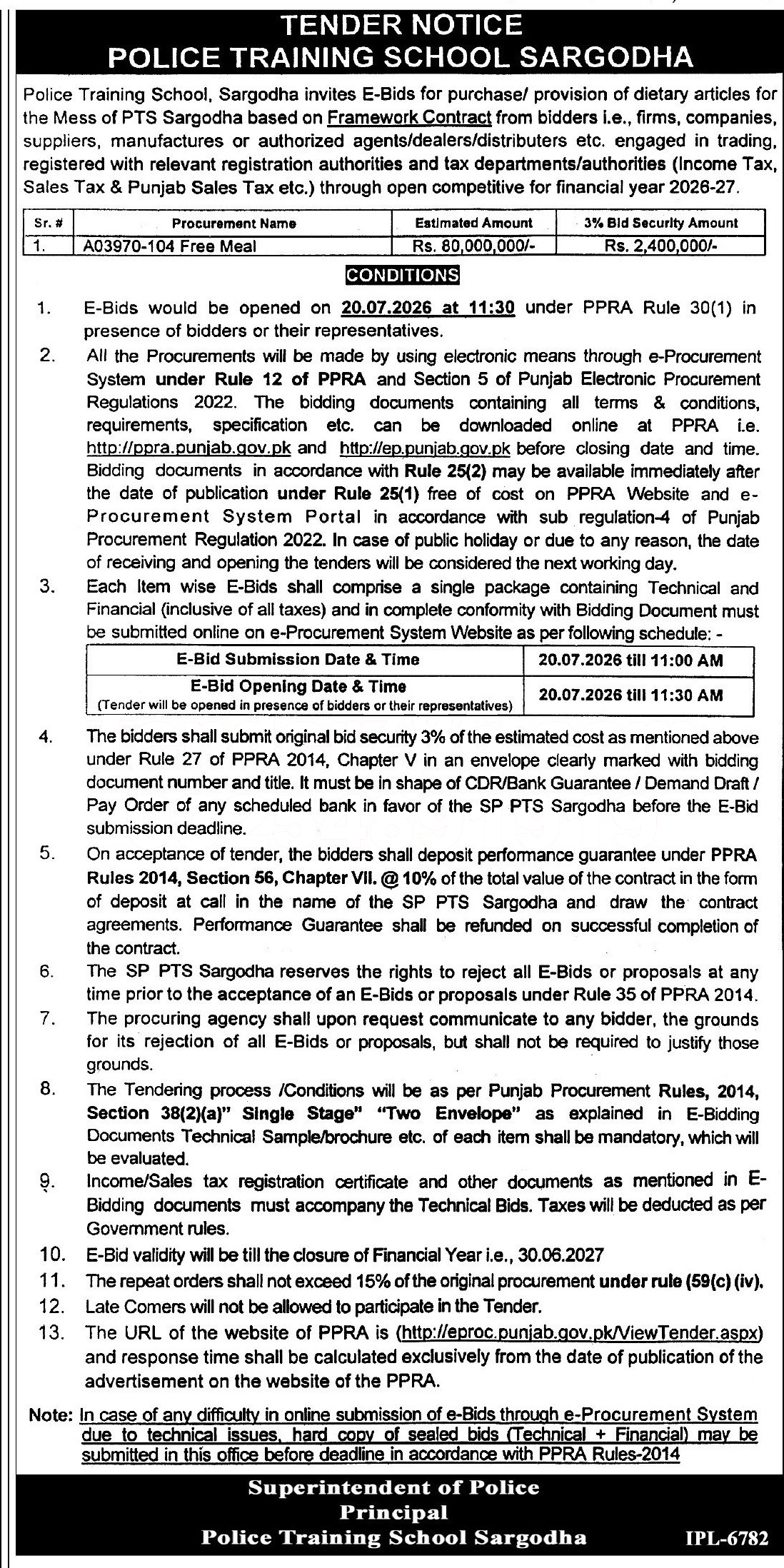 Tender Document