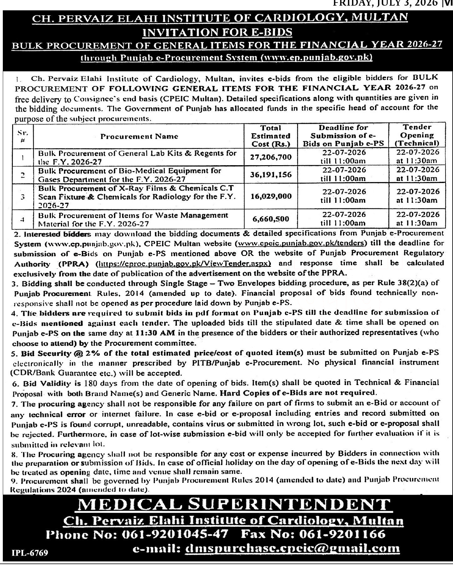 Tender Document
