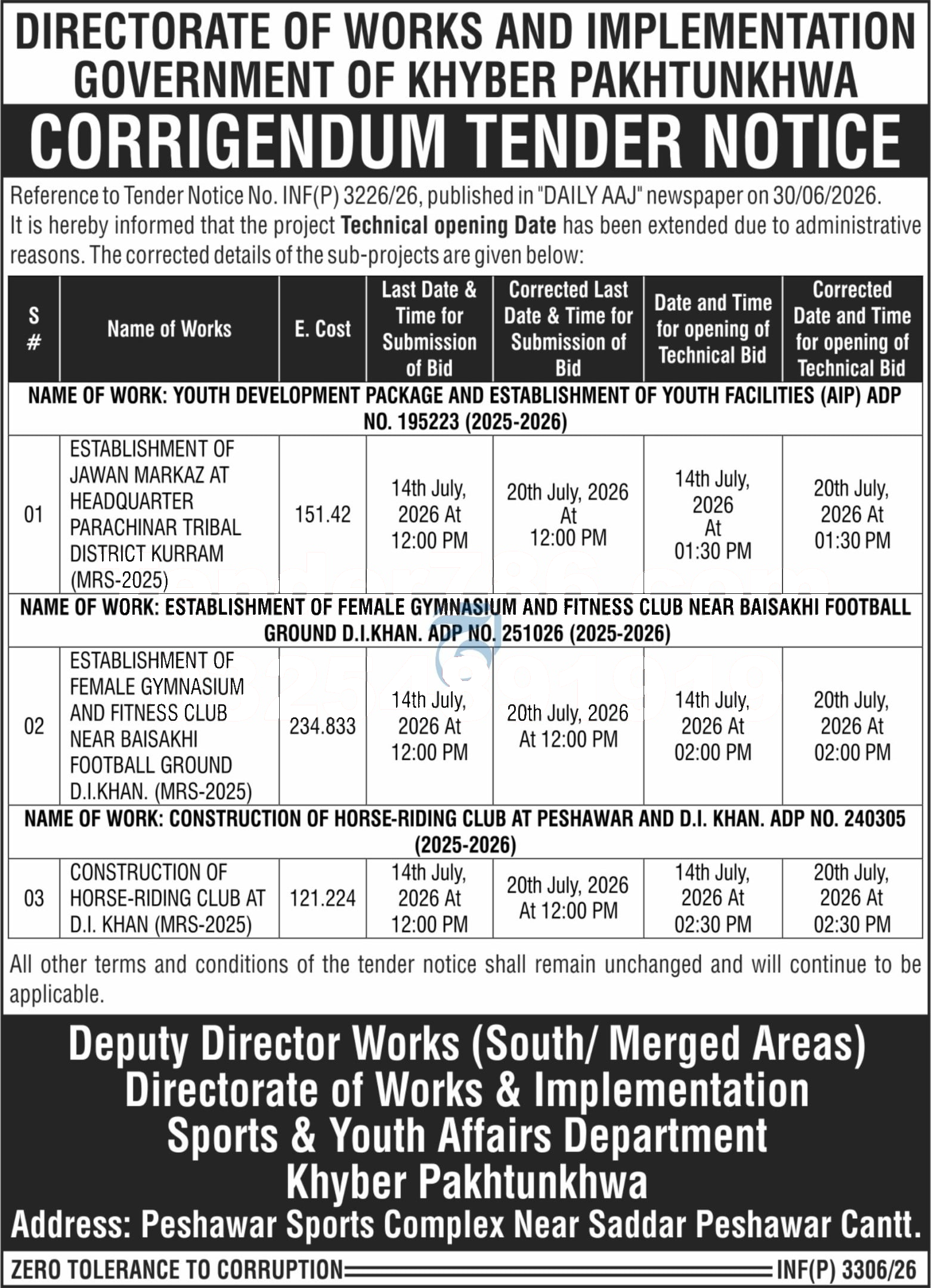 Tender Document