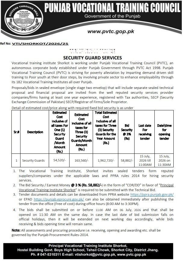 Tender Document