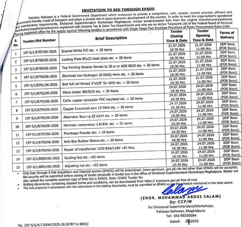 Tender Document