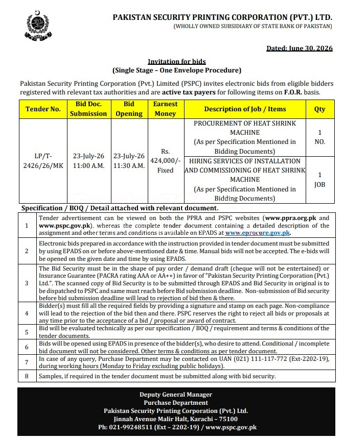 Tender Document