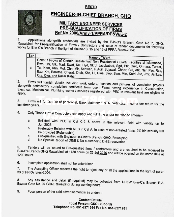 Tender Document