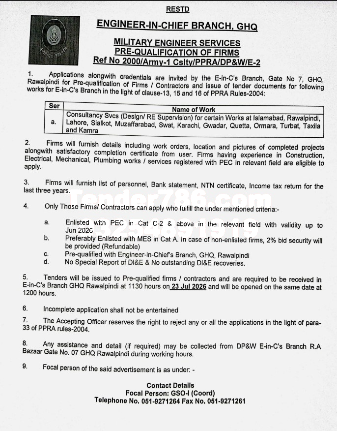 Tender Document