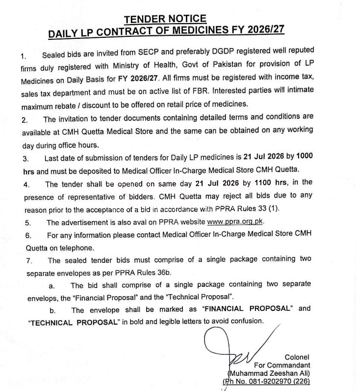 Tender Document