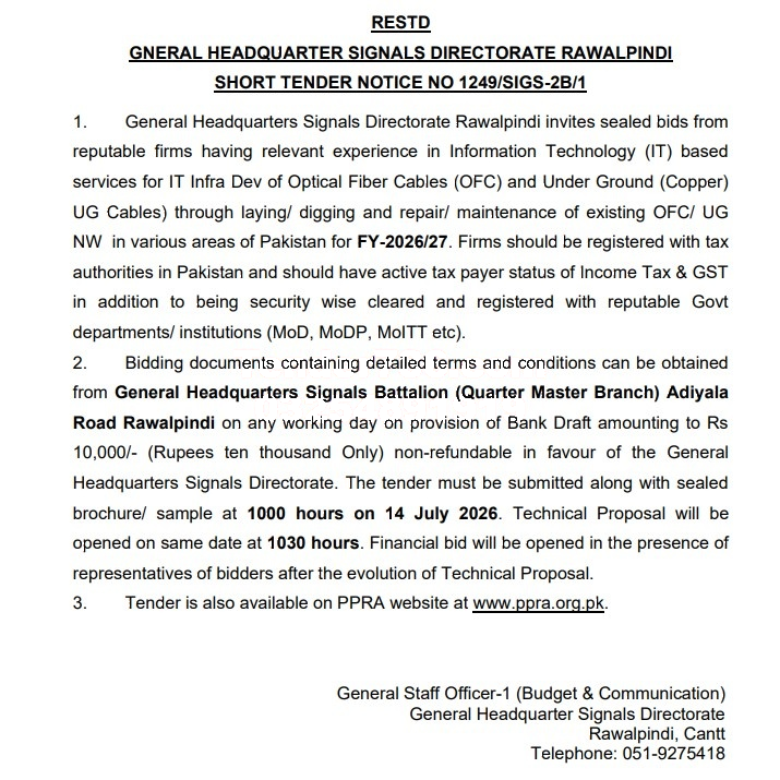 Tender Document