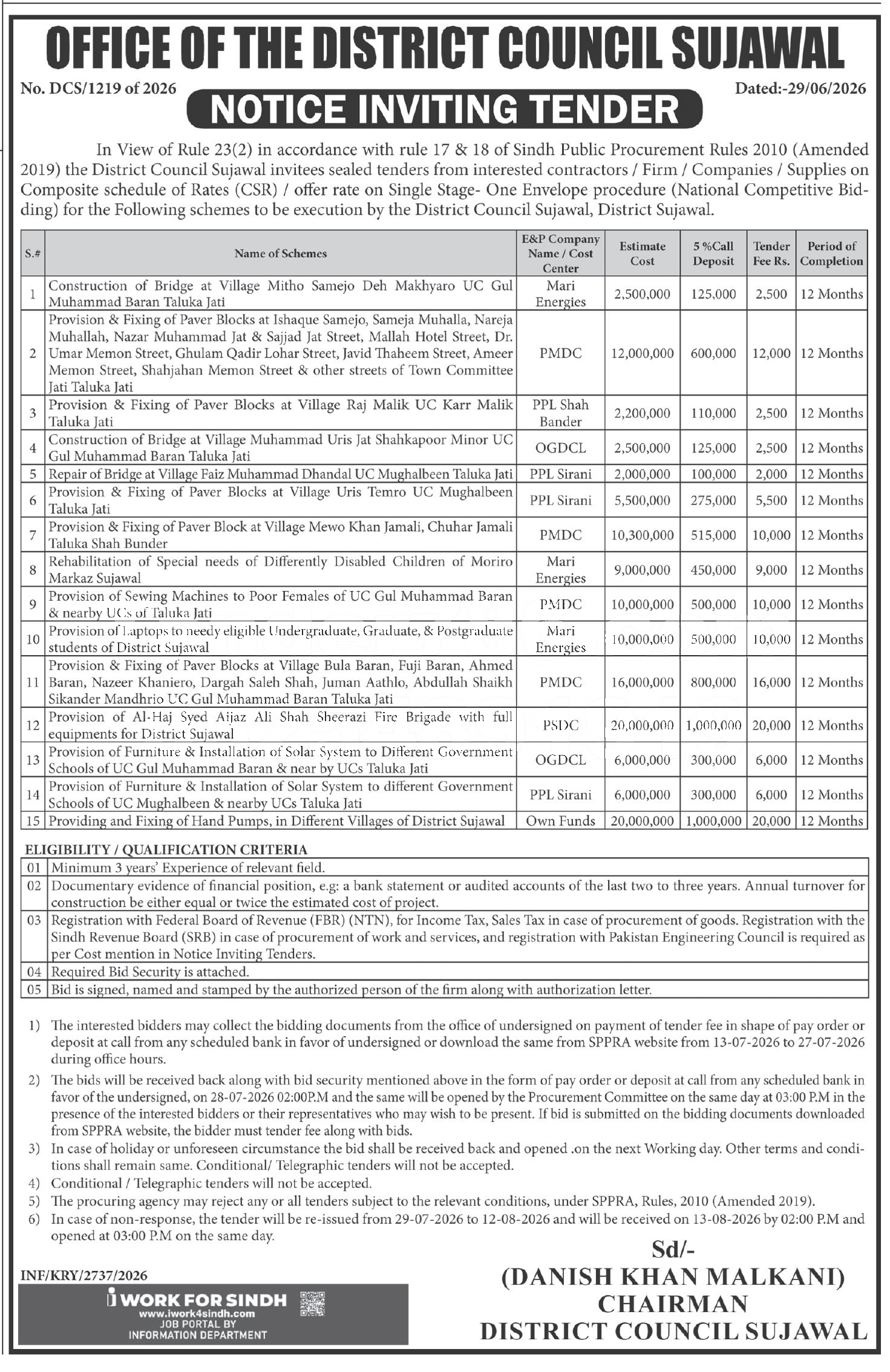 Tender Document